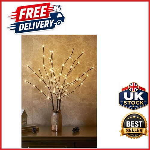 Brown wrapped led twig lights - led,