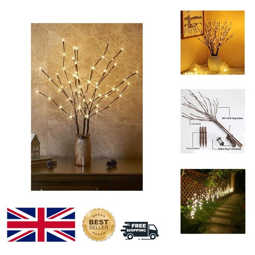Mains powered twig lights - powered,