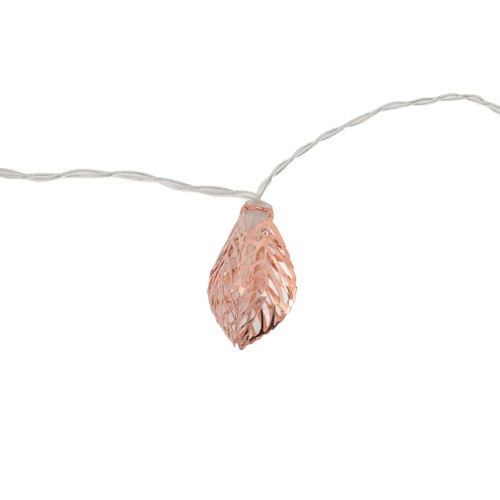 Led leaf lights string hollow - leaf,