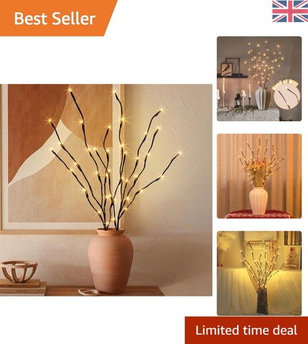 Magical 2pk brown wrapped twig - wrapped,