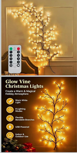 Warm white led glow - warm, twig